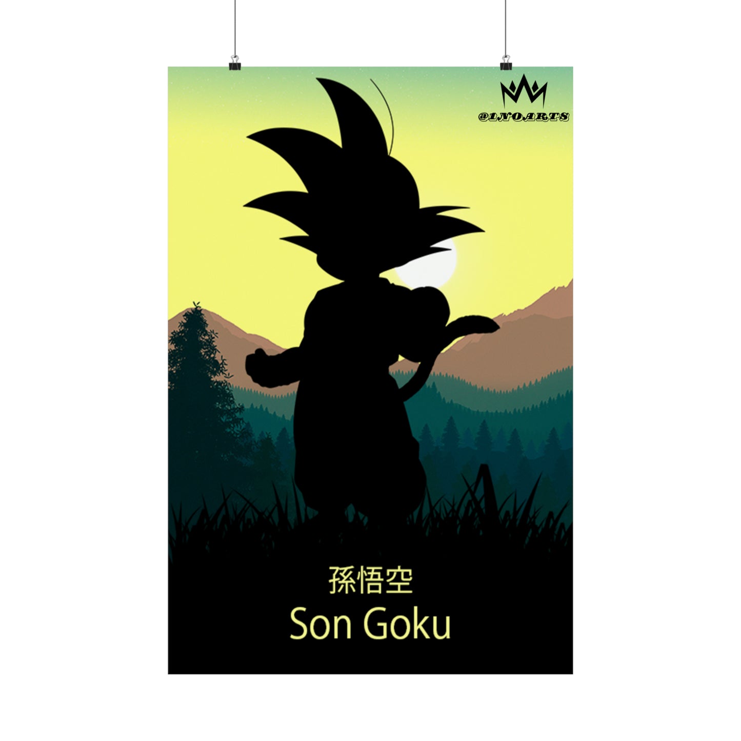 Son Goku (Kid) Minimalist Poster #2 - Collective Prints