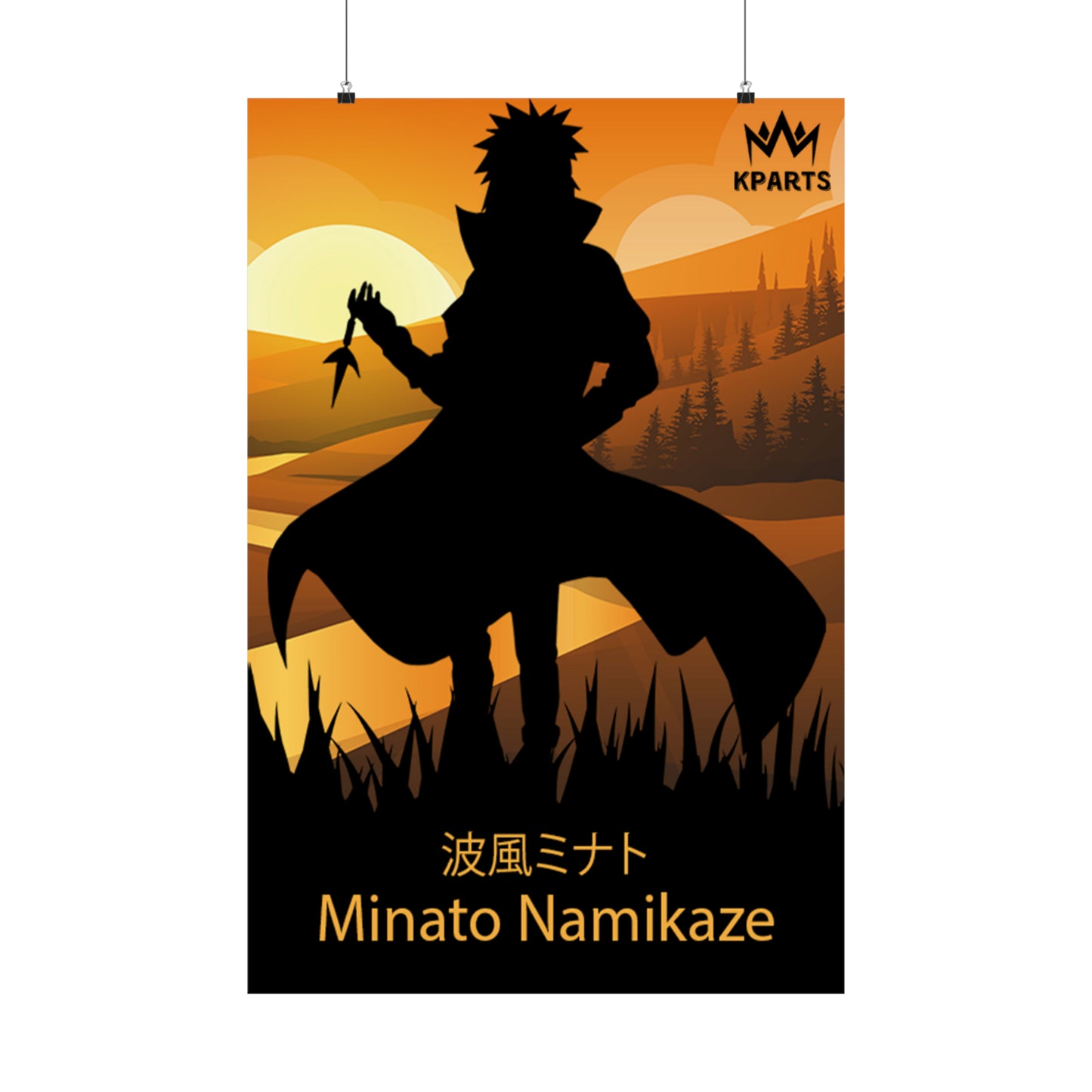 Minato Namikaze Minimalist Poster #4