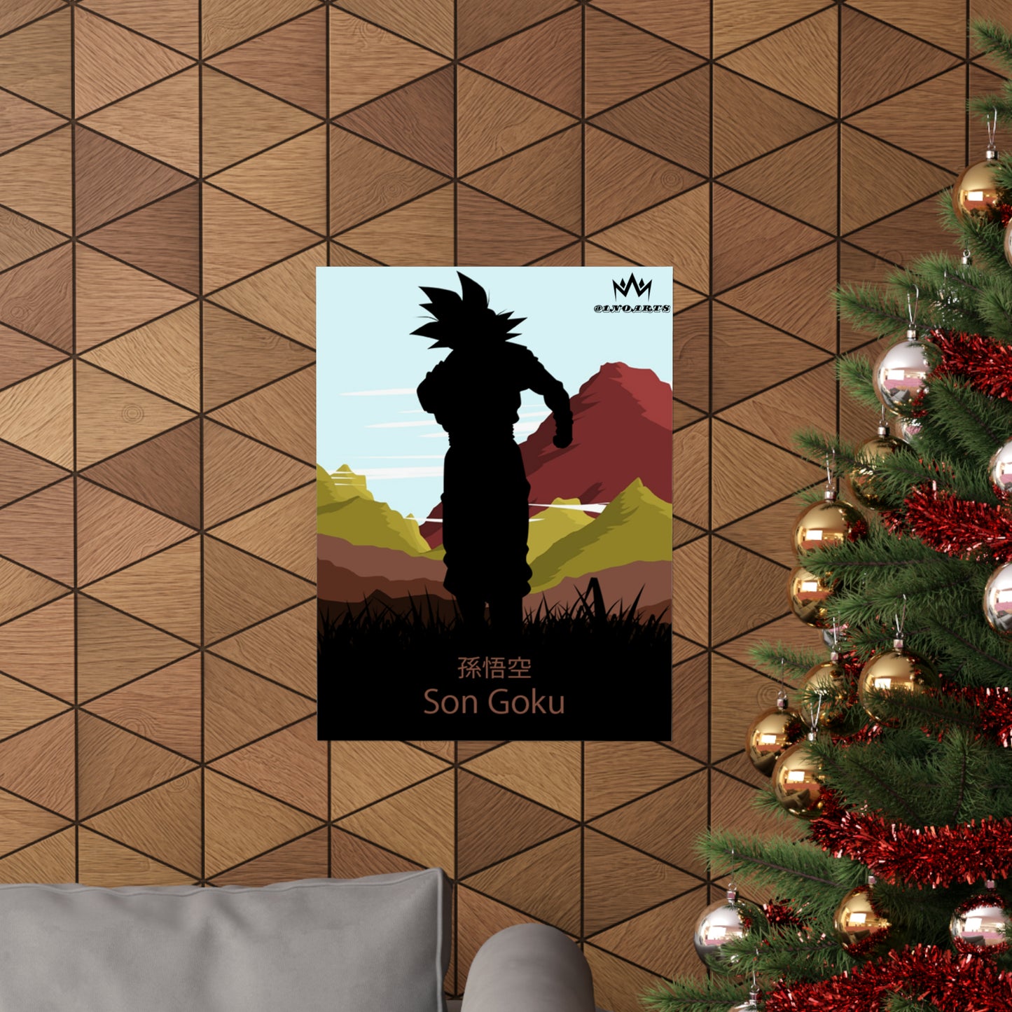 Son Goku Silhouette Poster #3 - Collective Prints