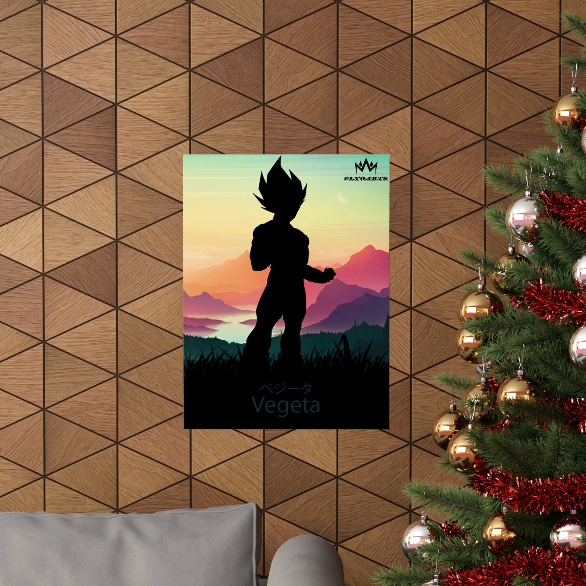 Vegeta Minimalist Poster #4 - Collective Prints