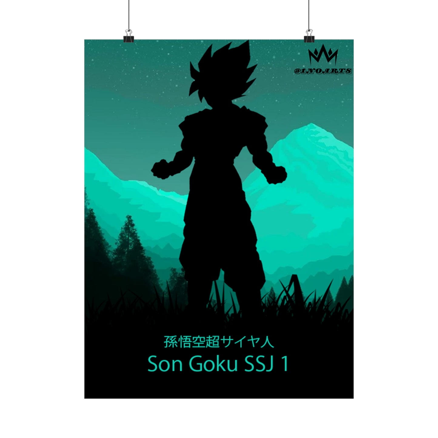 Son Goku Super Saiyan 1 Minimalist Poster #2 - Collective Prints