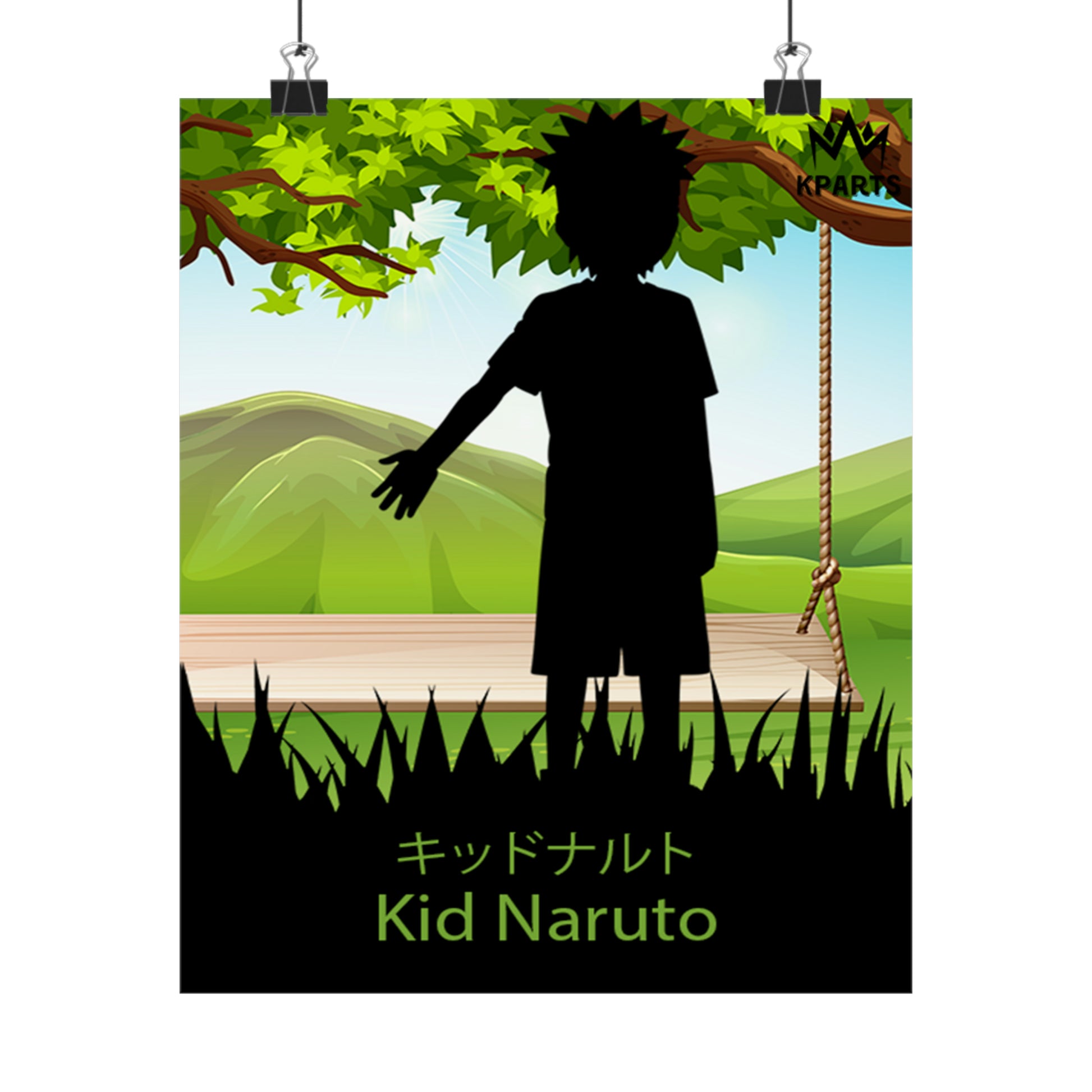 Naruto Uzumaki (Kid) Minimalist Poster #17 - Collective Prints