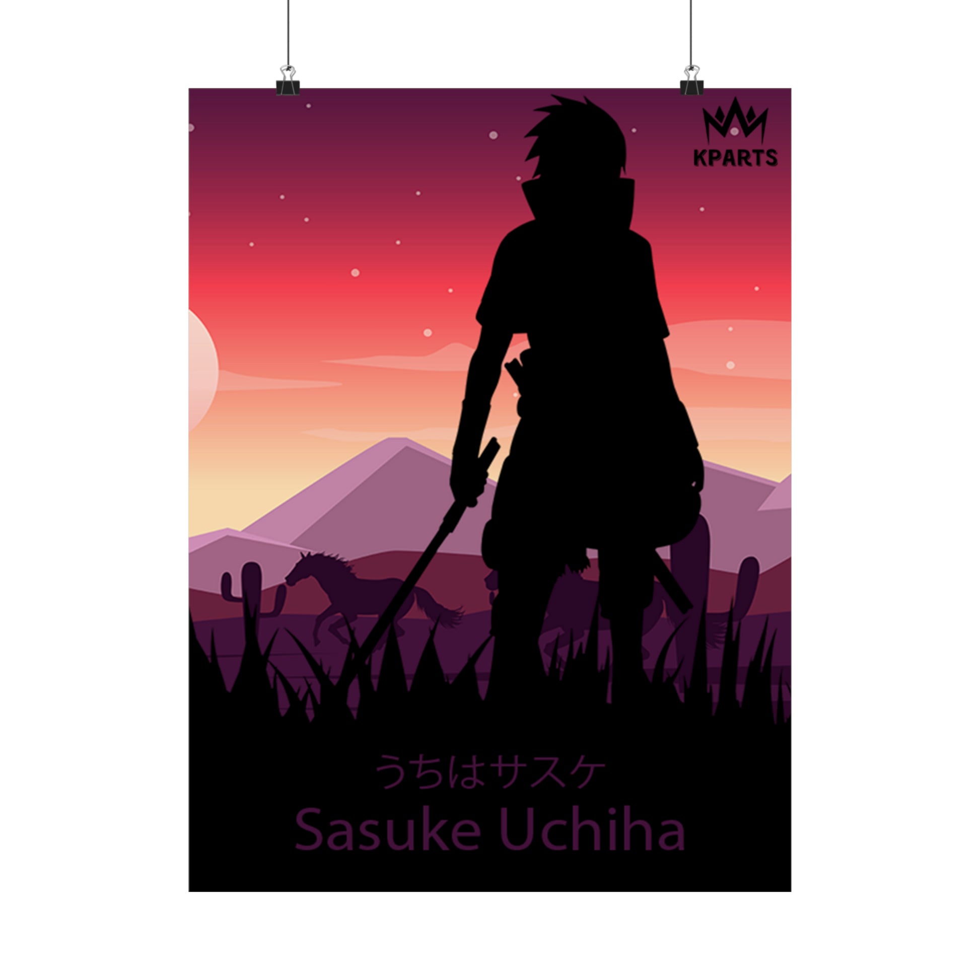 Sasuke Uchiha Minimalist Poster #6 - Collective Prints