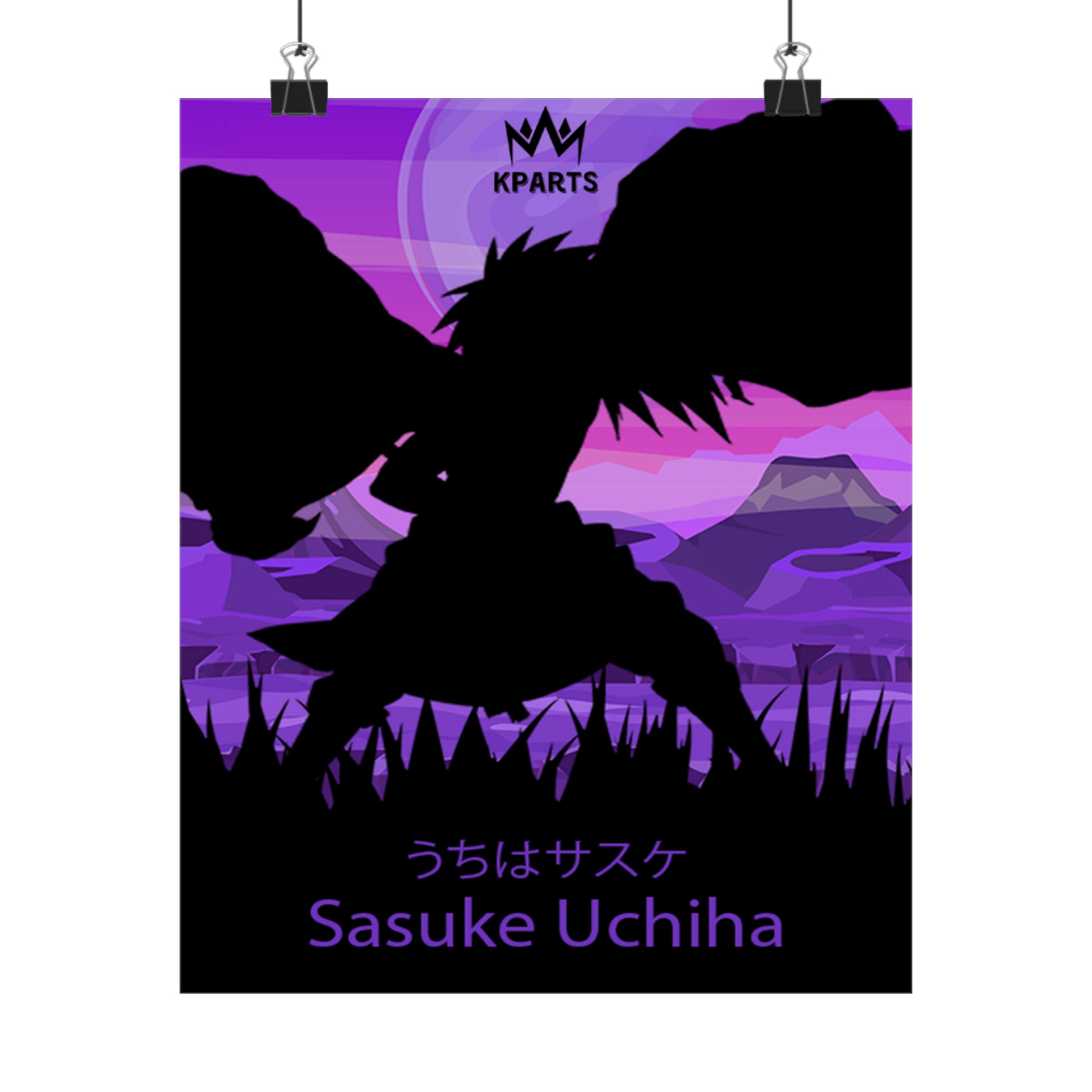 Sasuke Uchiha Minimalist Poster #8 - Collective Prints