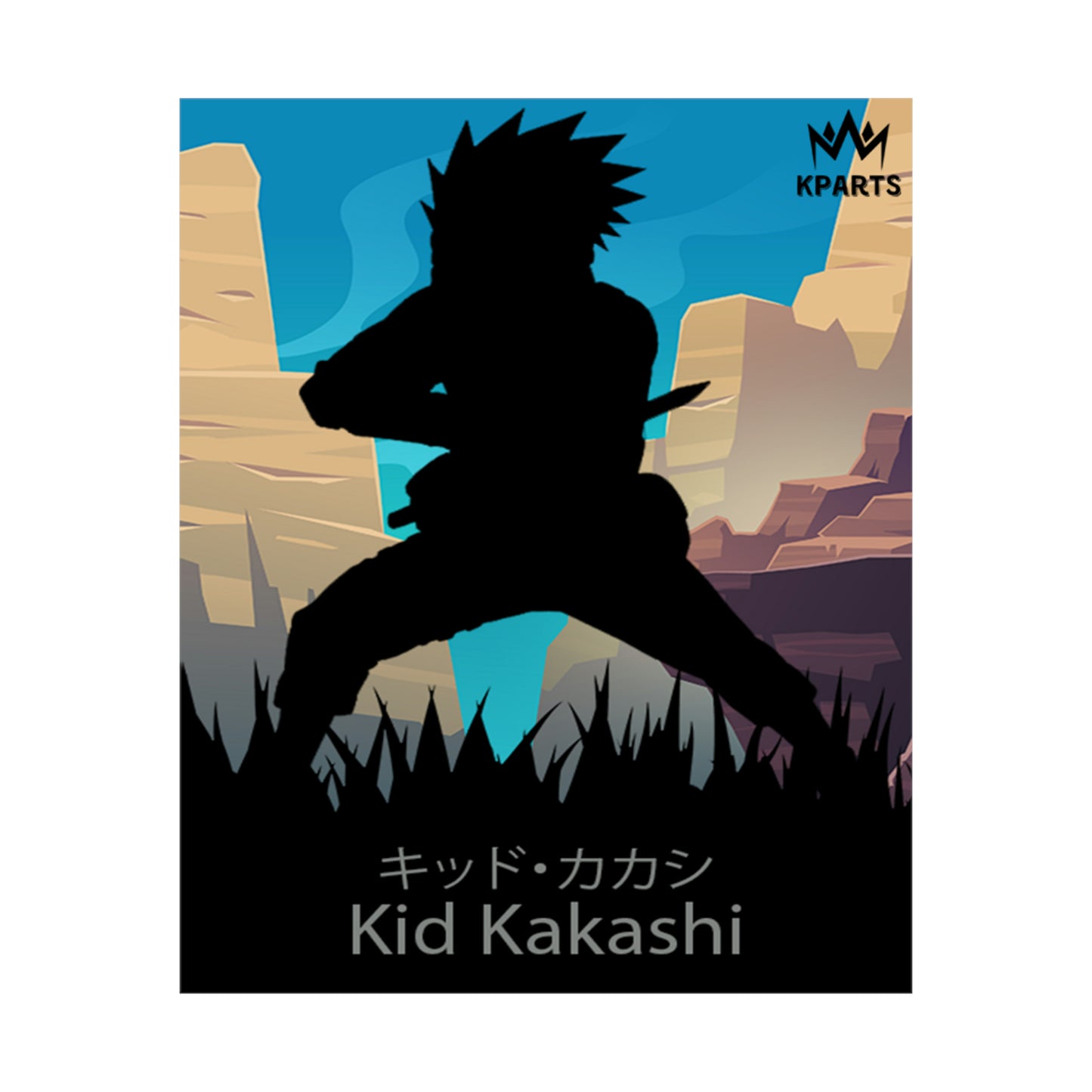 Kakashi Hatake (Kid) Minimalist Poster #12