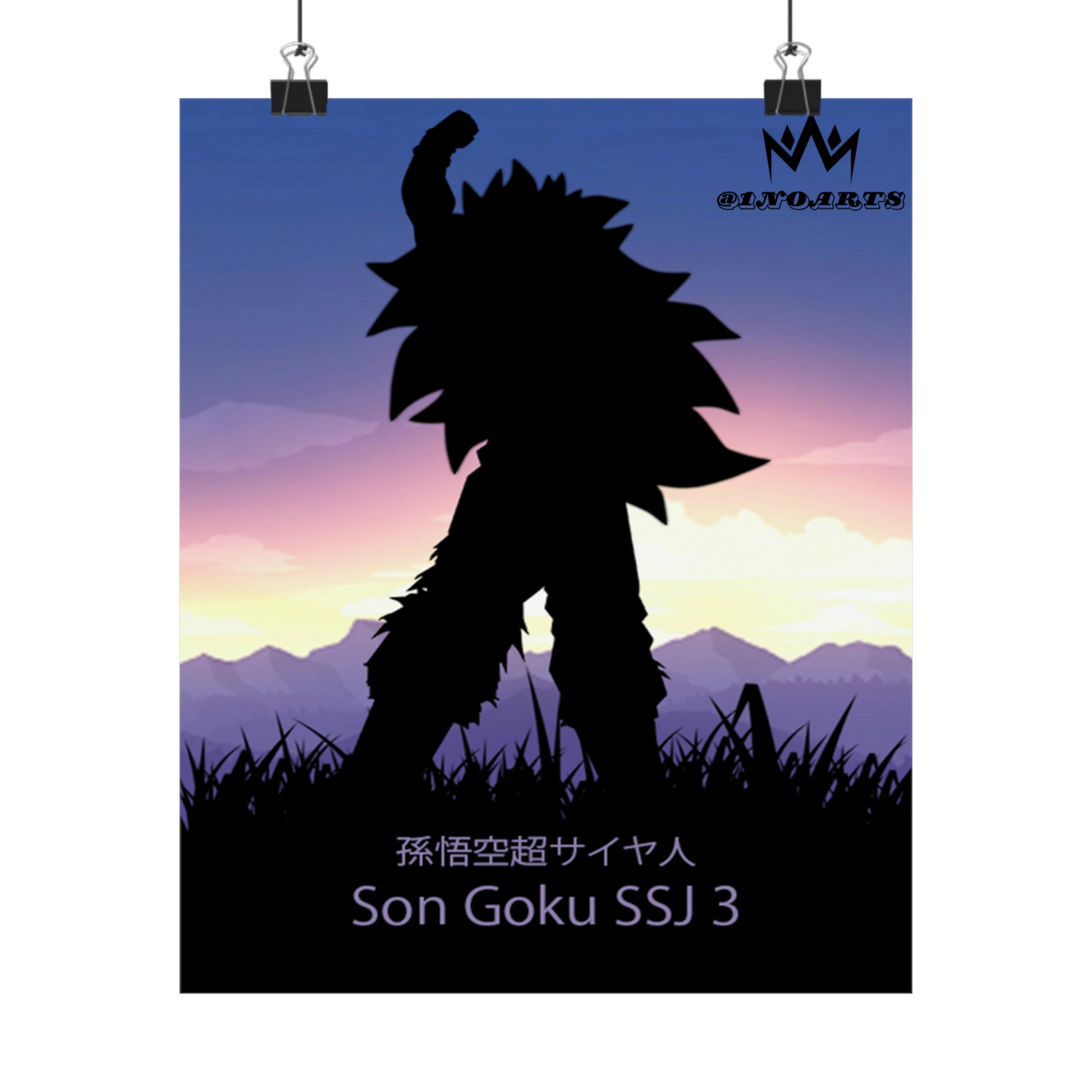 Son Goku Super Saiyan 3 Minimalist Poster #1 - Collective Prints