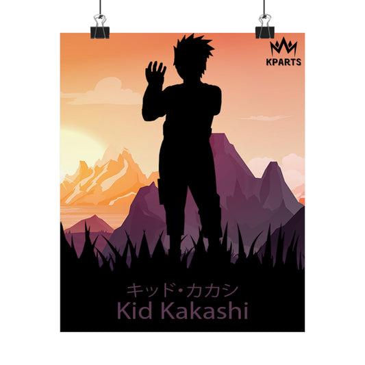 Kakashi Hatake (Kid) Minimalist Poster #11