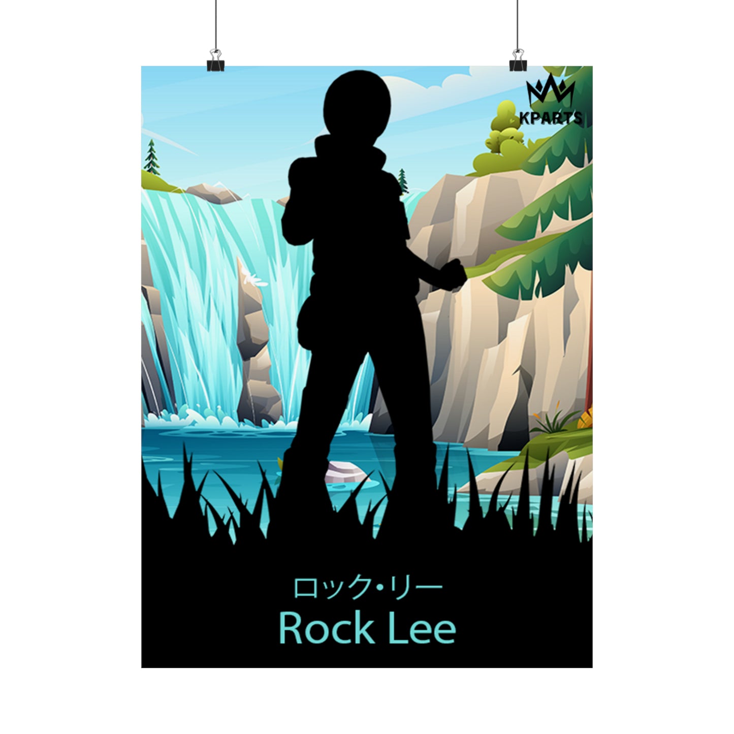 Rock Lee Minimalist Poster #4