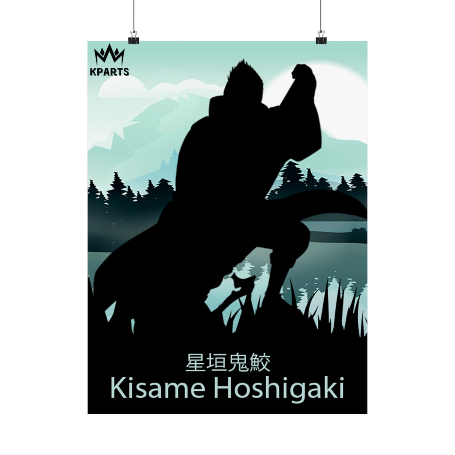 Kisame Hoshigaki Minimalist Poster #8 - Collective Prints