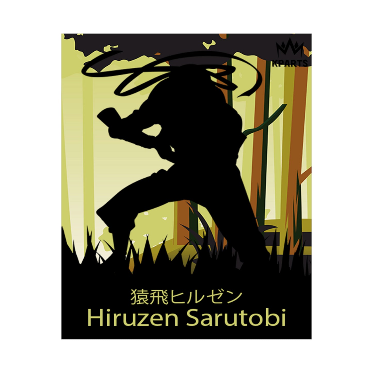 Hiruzen Sarutobi Minimalist Poster #2