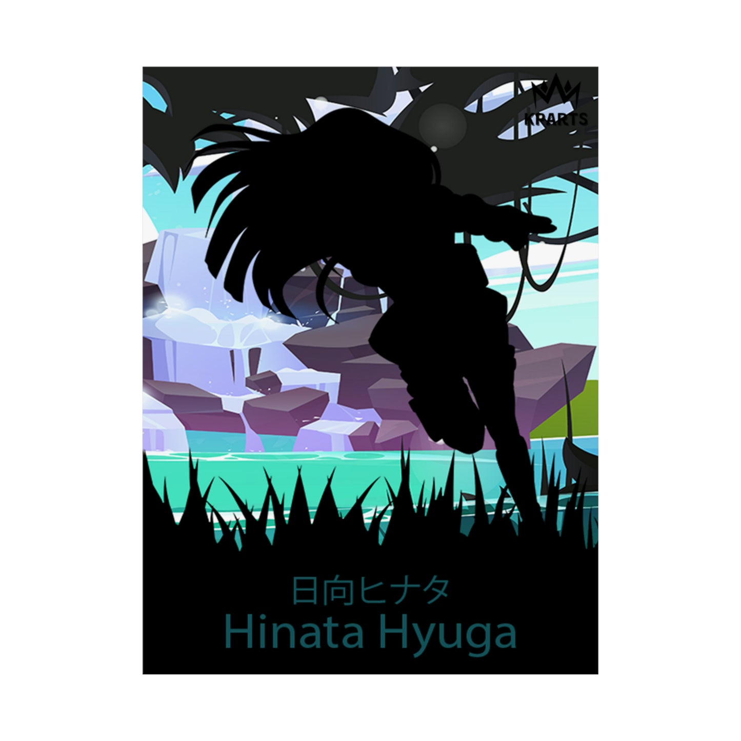 Hinata Hyuga Minimalist Poster #4