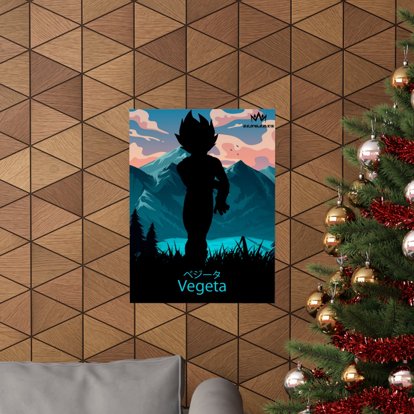 Vegeta Minimalist Poster #2 - Collective Prints