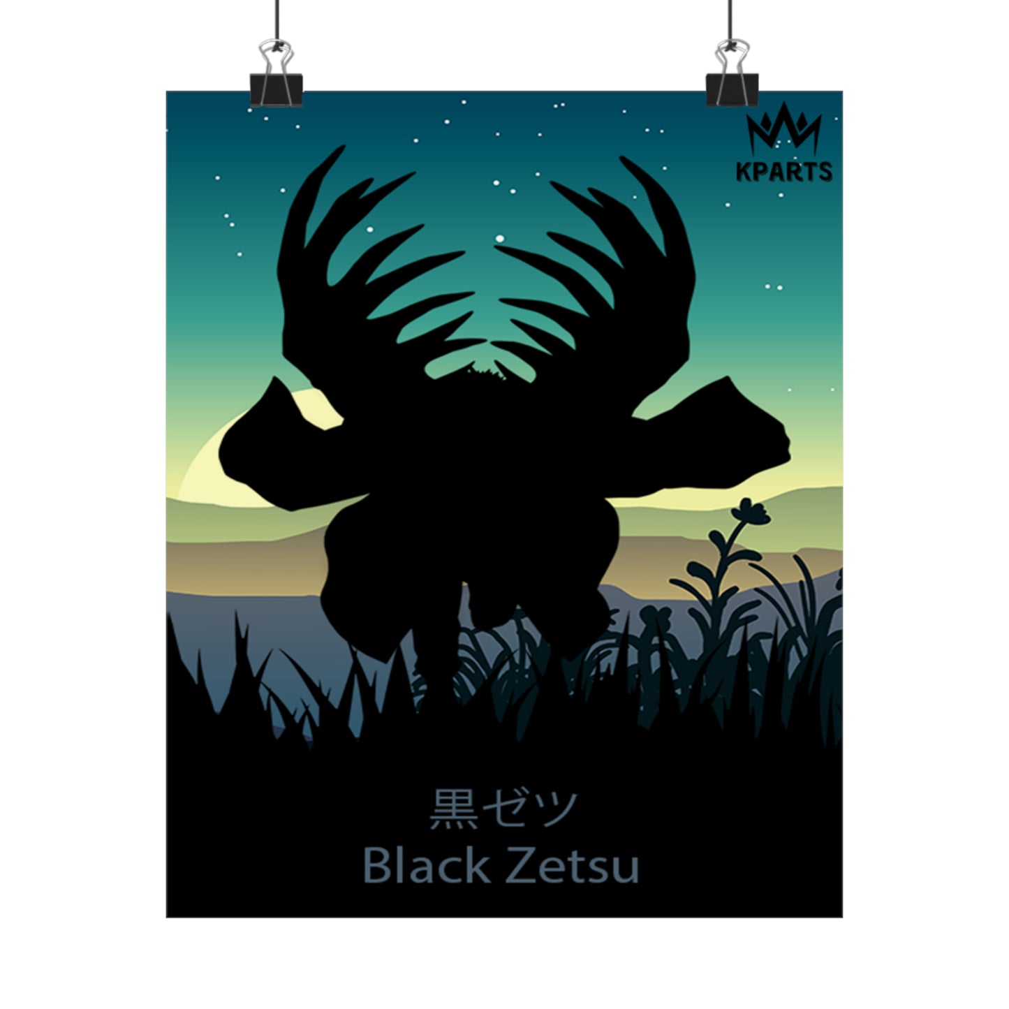 Black Zetsu Minimalist Poster #1