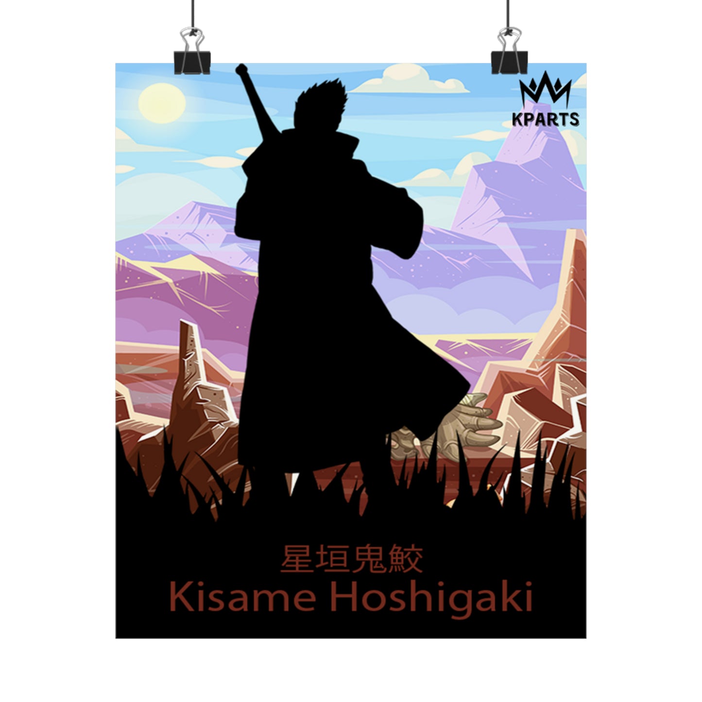 Kisame Hoshigaki Minimalist Poster #6 - Collective Prints