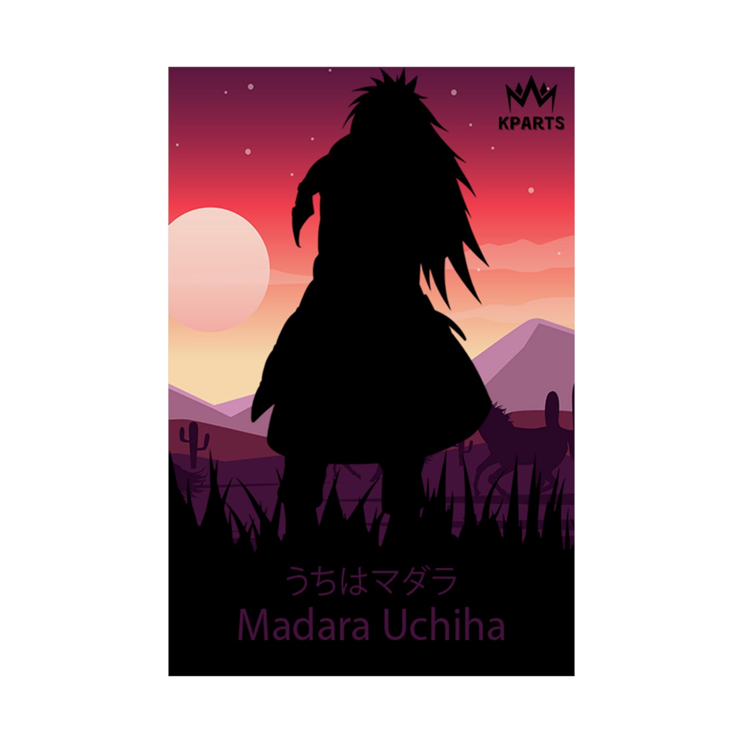 Madara Uchiha Minimalist Poster #9