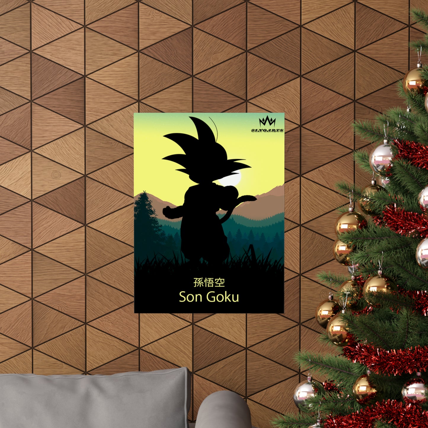 Son Goku (Kid) Minimalist Poster #2 - Collective Prints