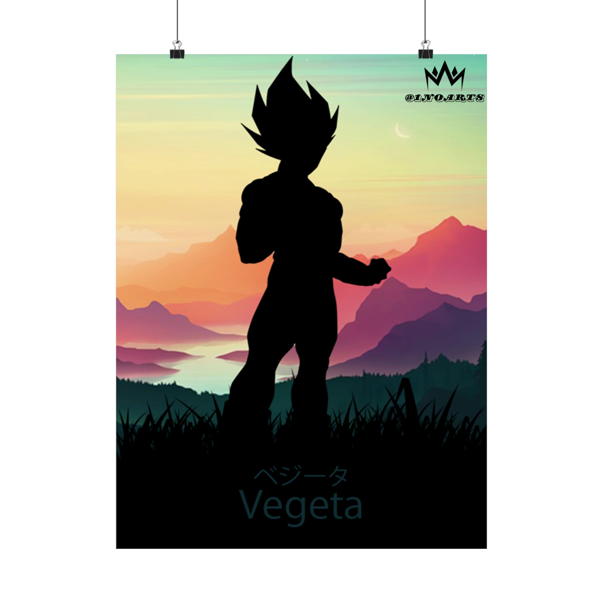 Vegeta Minimalist Poster #4 - Collective Prints