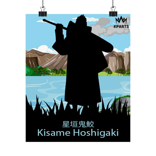 Kisame Hoshigaki Minimalist Poster #7 - Collective Prints