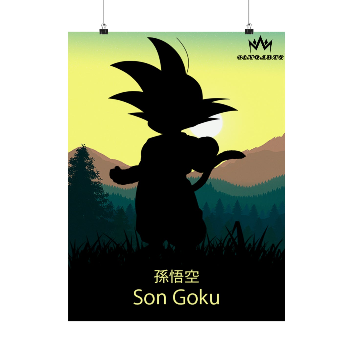 Son Goku (Kid) Minimalist Poster #2 - Collective Prints