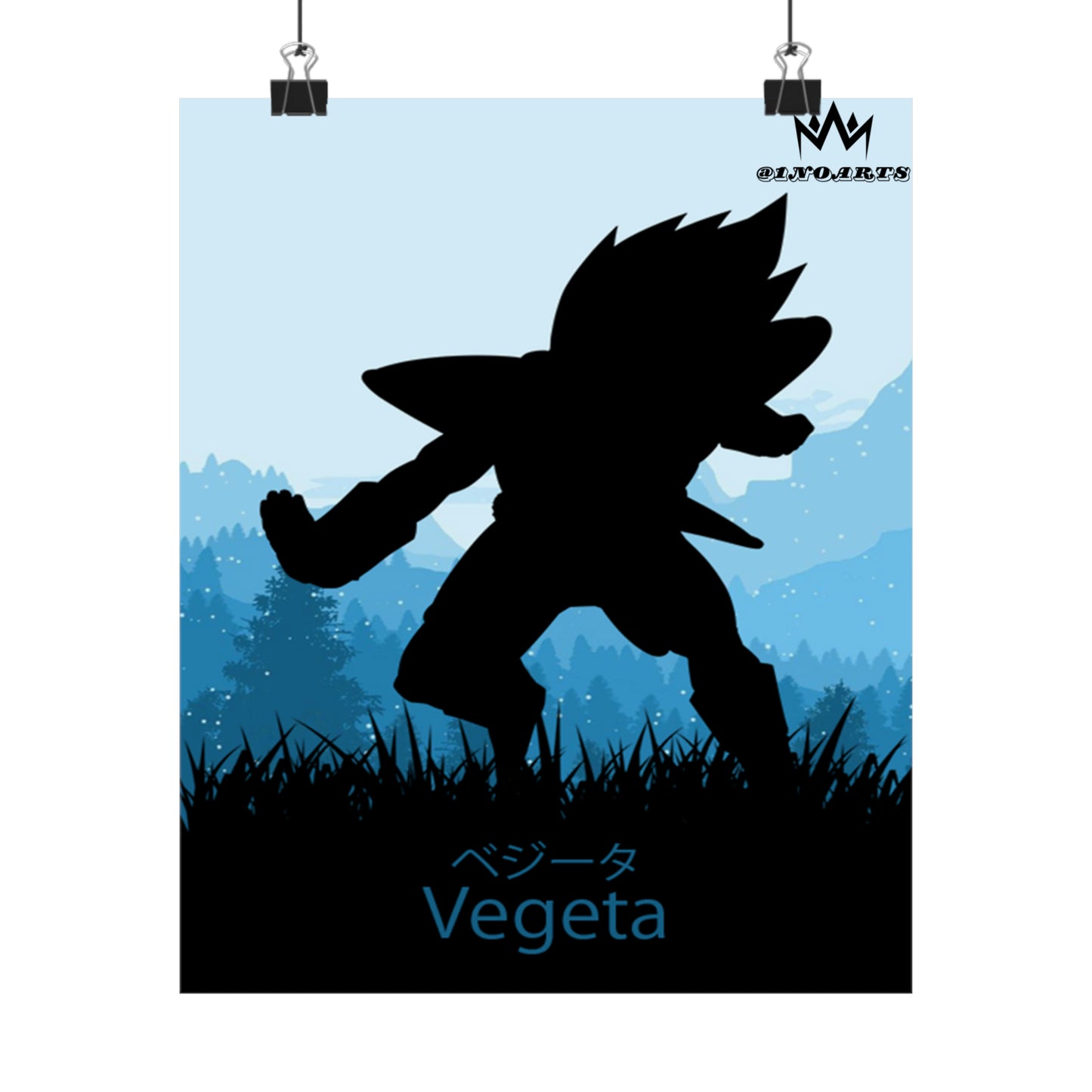 Vegeta Minimalist Poster #3 - Collective Prints