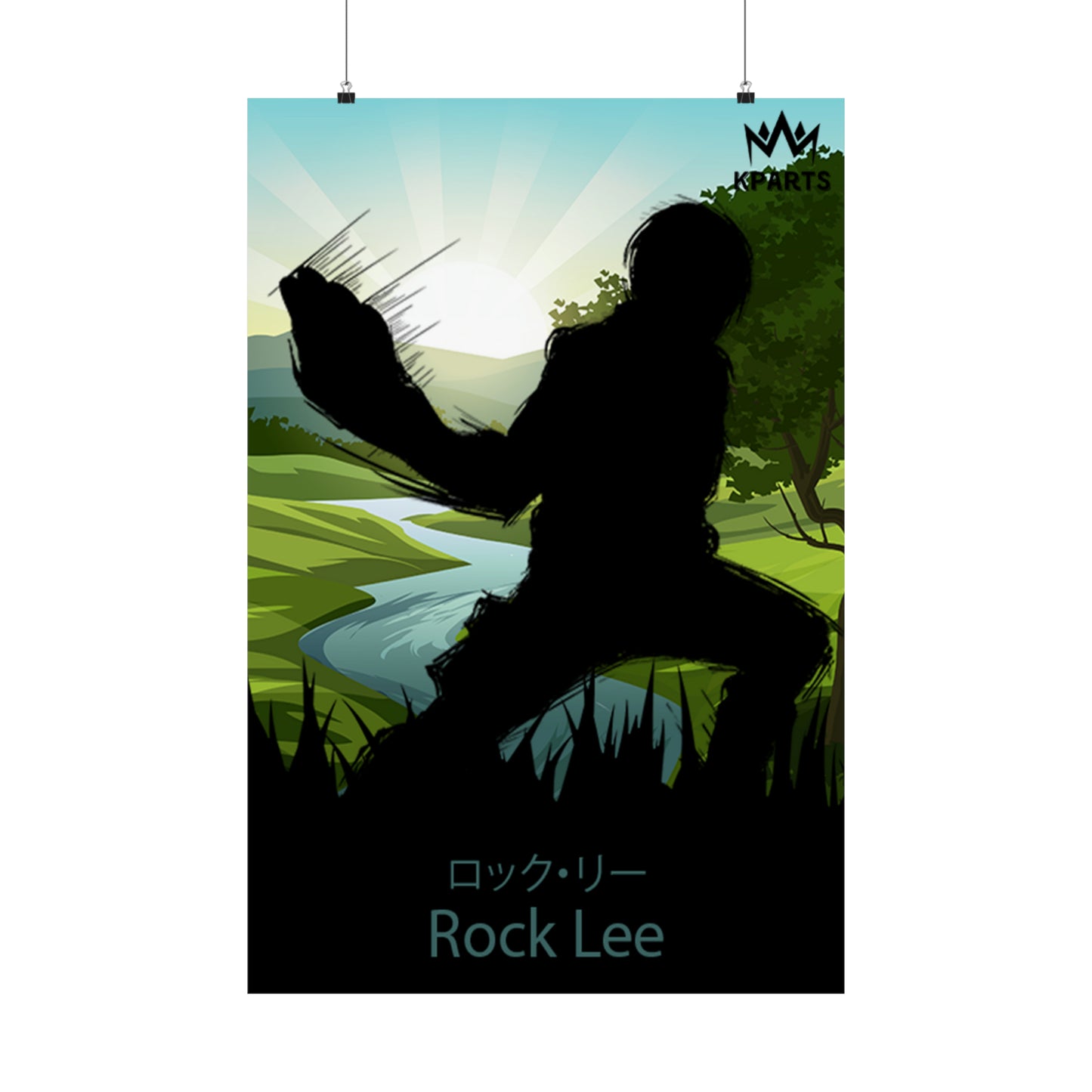 Rock Lee Minimalist Poster #7