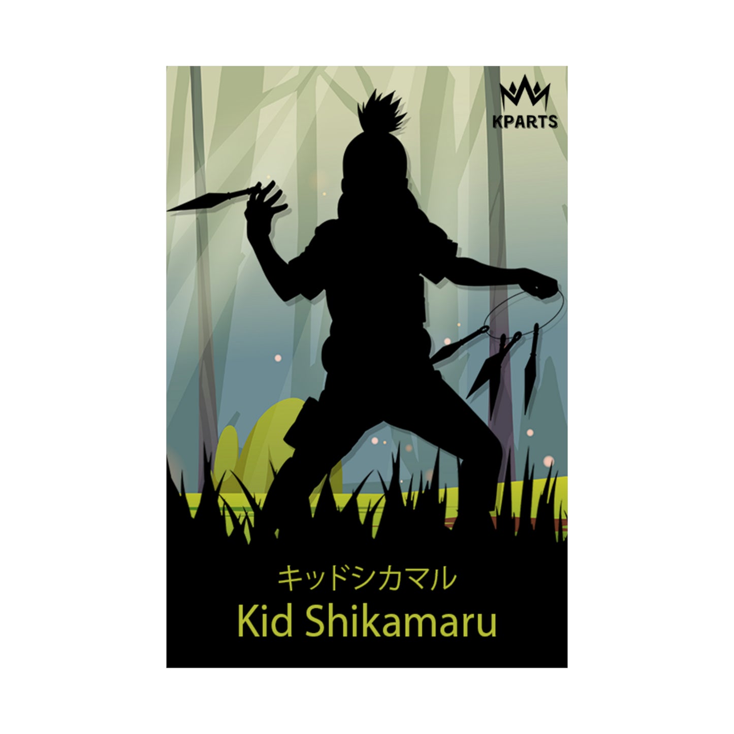 Shikamaru Nara (Kid) Minimalist Poster #17