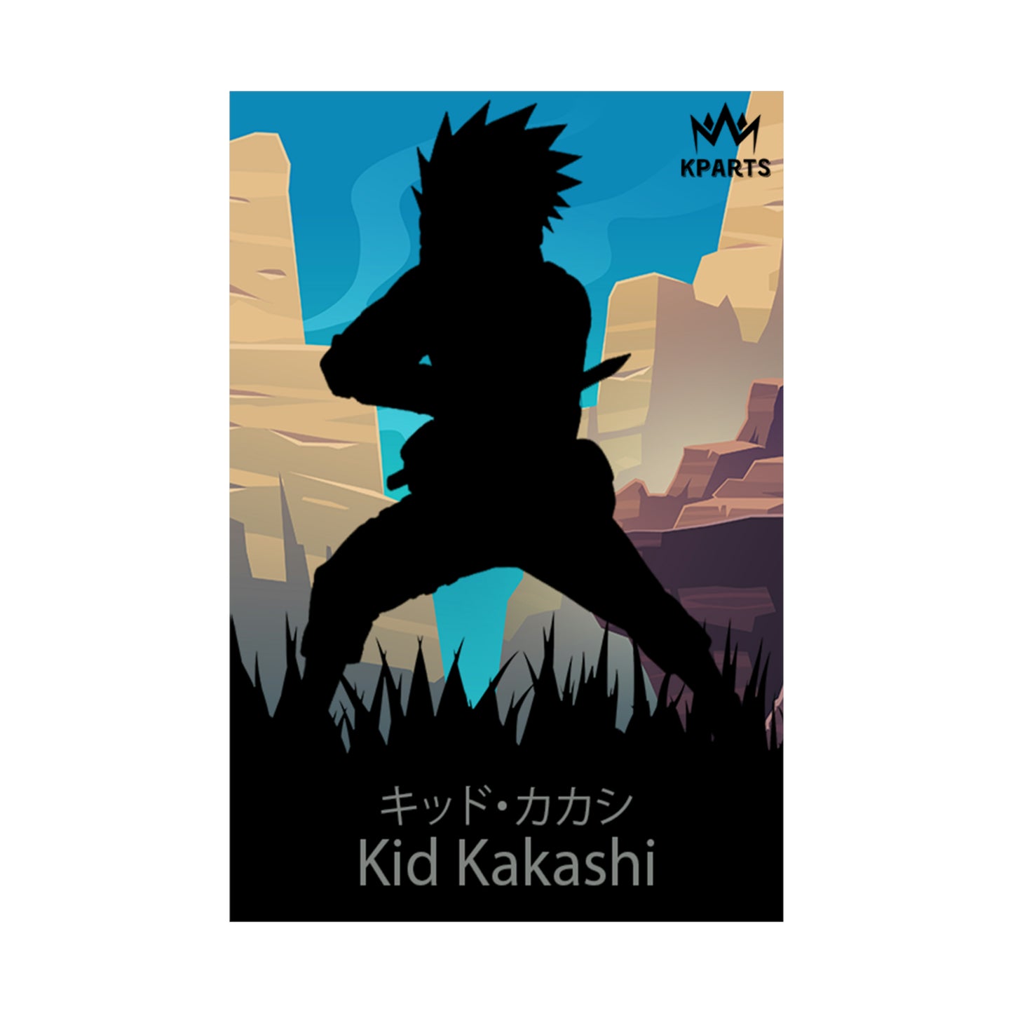 Kakashi Hatake (Kid) Minimalist Poster #12