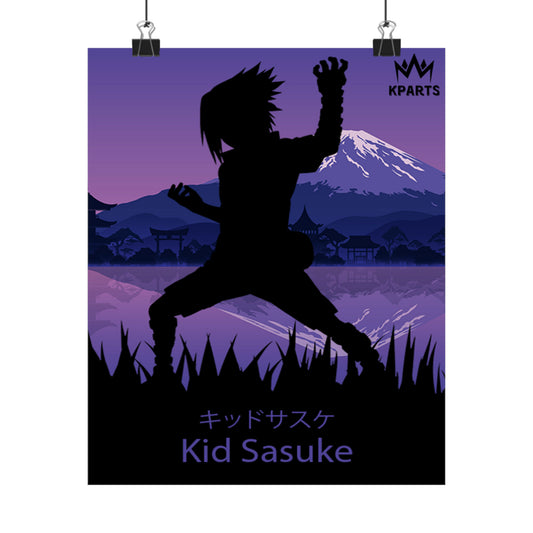 Sasuke Uchiha (Kid) Minimalist Poster #15 - Collective Prints