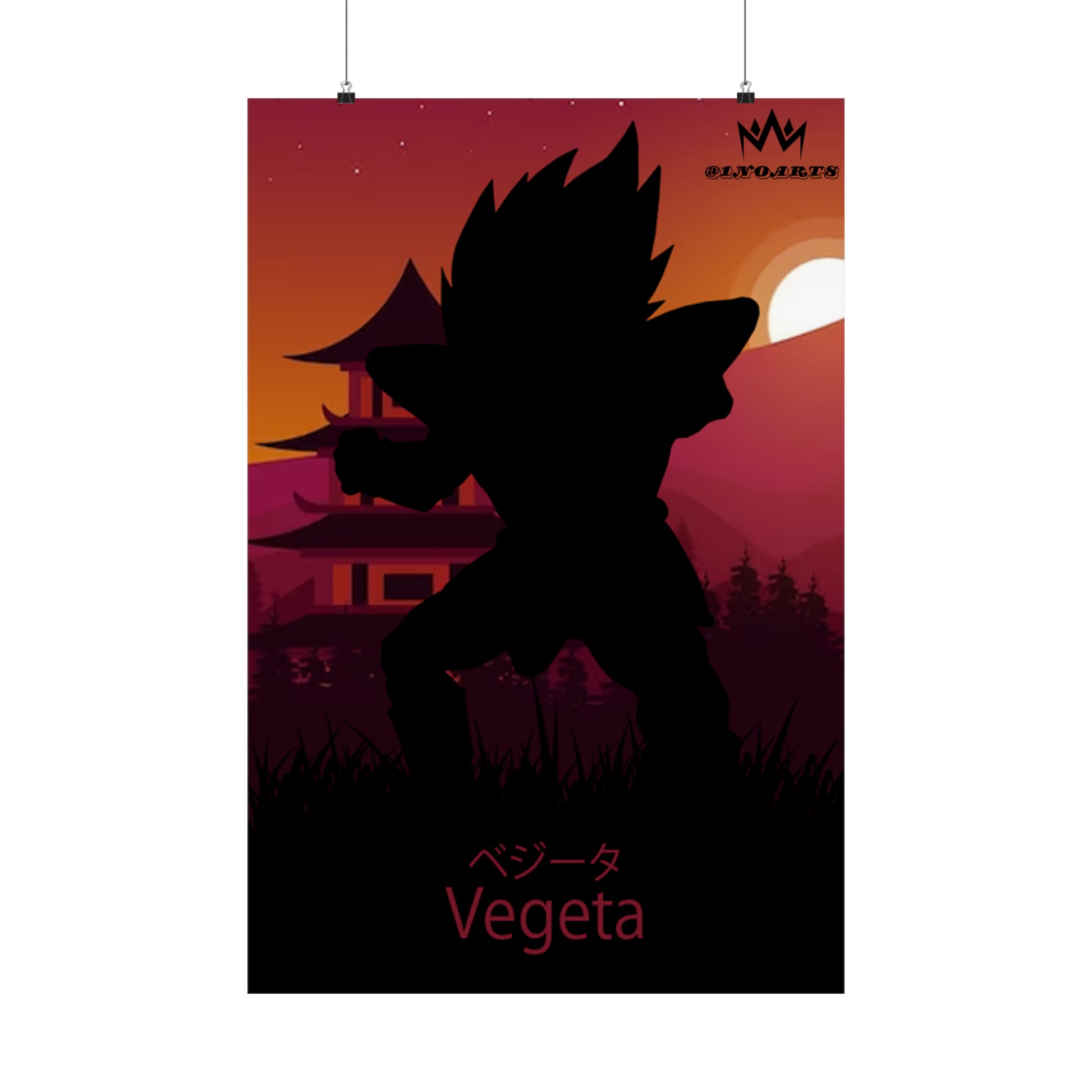 Vegeta Minimalist Poster #6 - Collective Prints