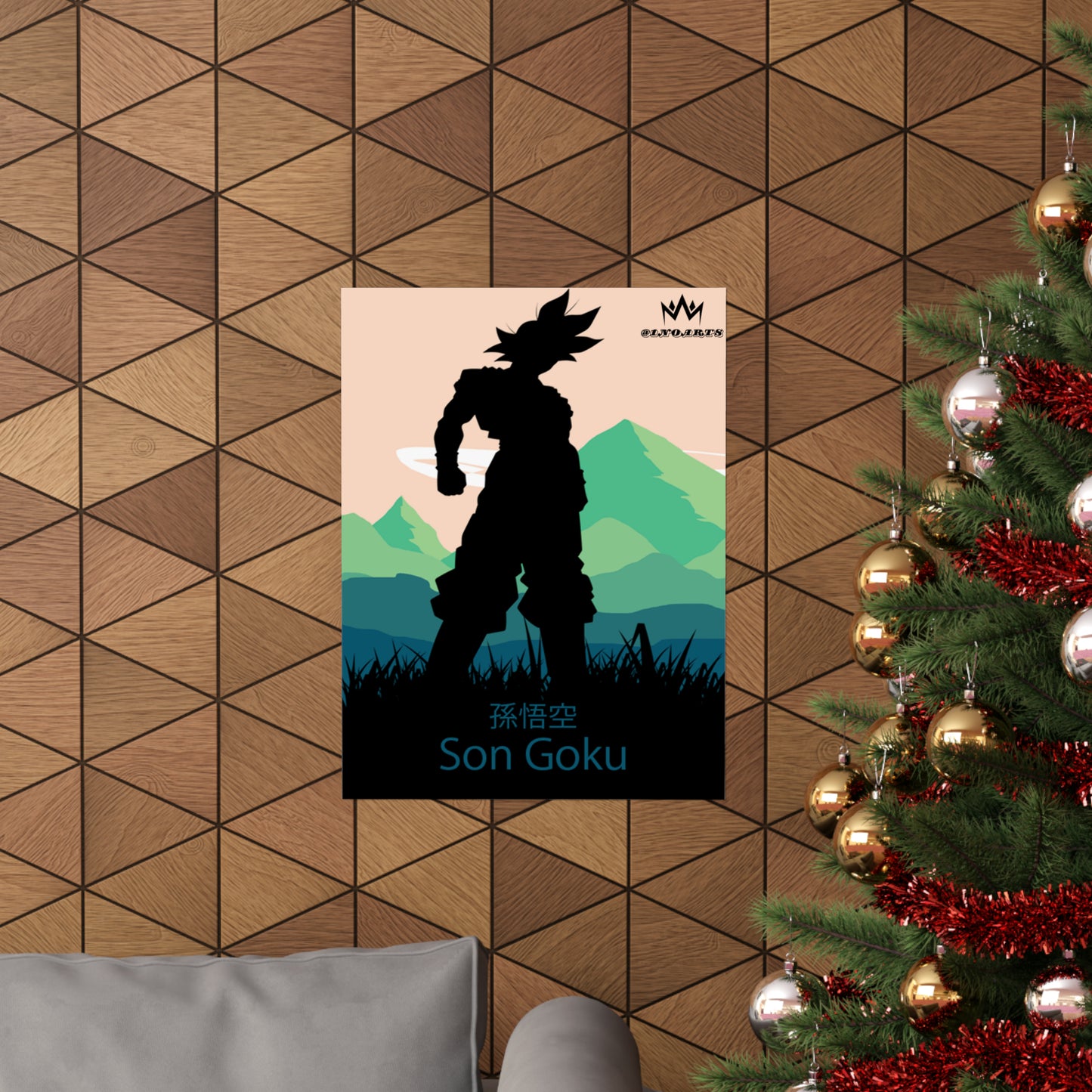 Son Goku Silhouette Poster #4 - Collective Prints