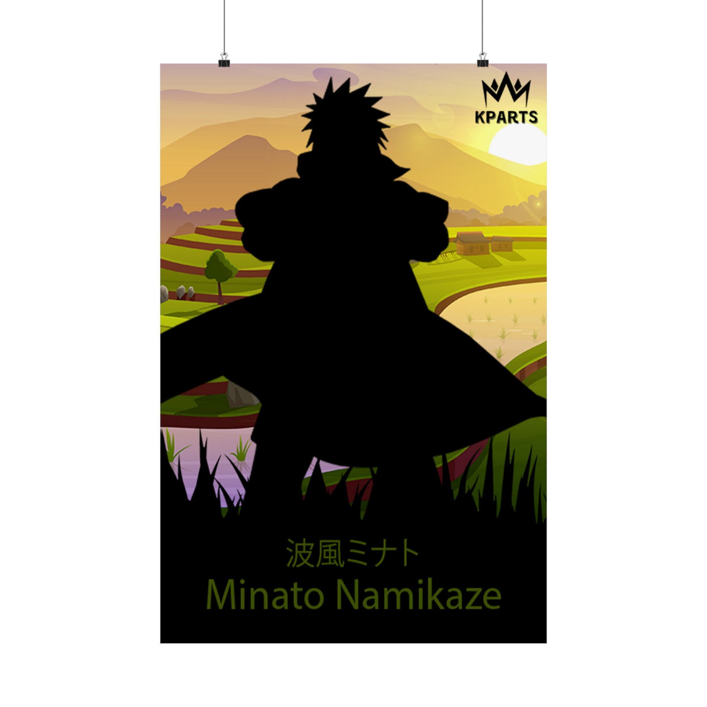 Minato Namikaze Minimalist Poster #10