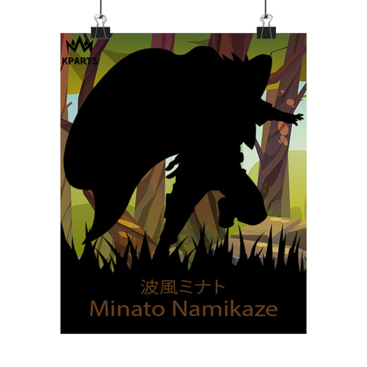 Minato Namikaze Minimalist Poster #8