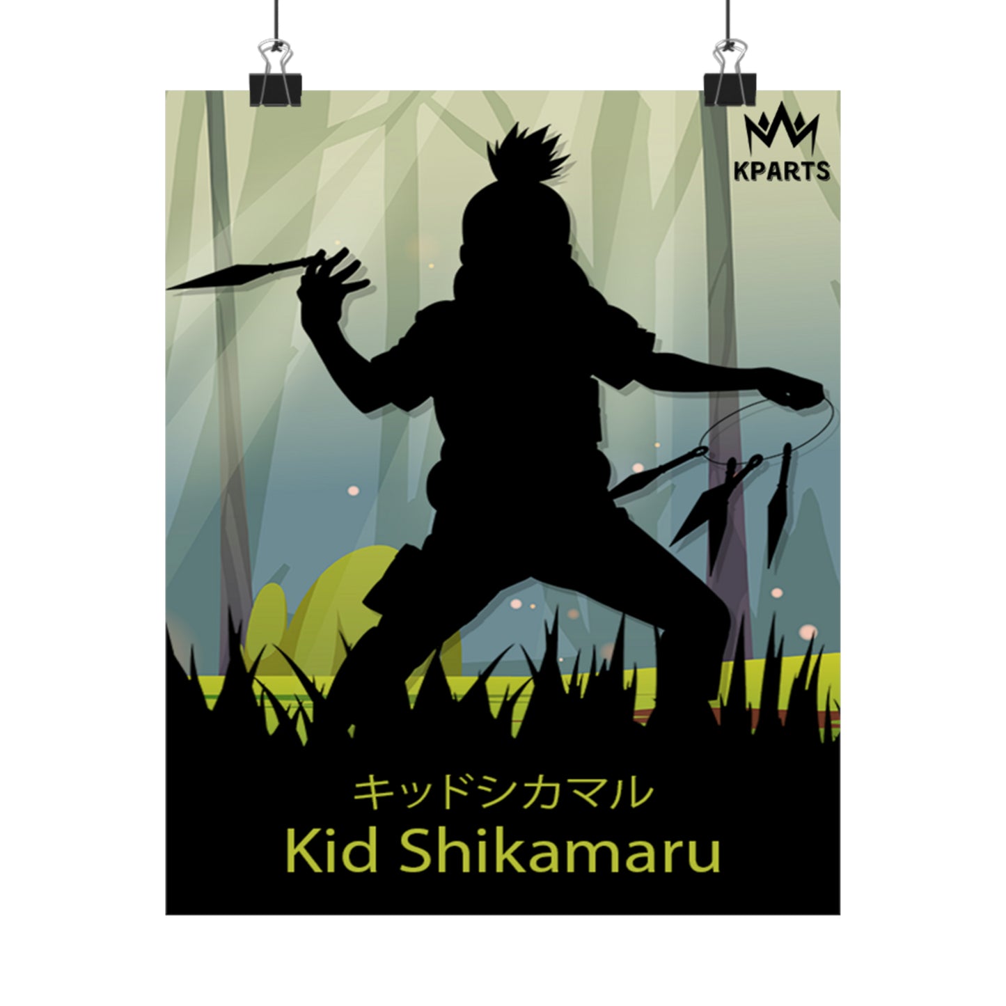 Shikamaru Nara (Kid) Minimalist Poster #17