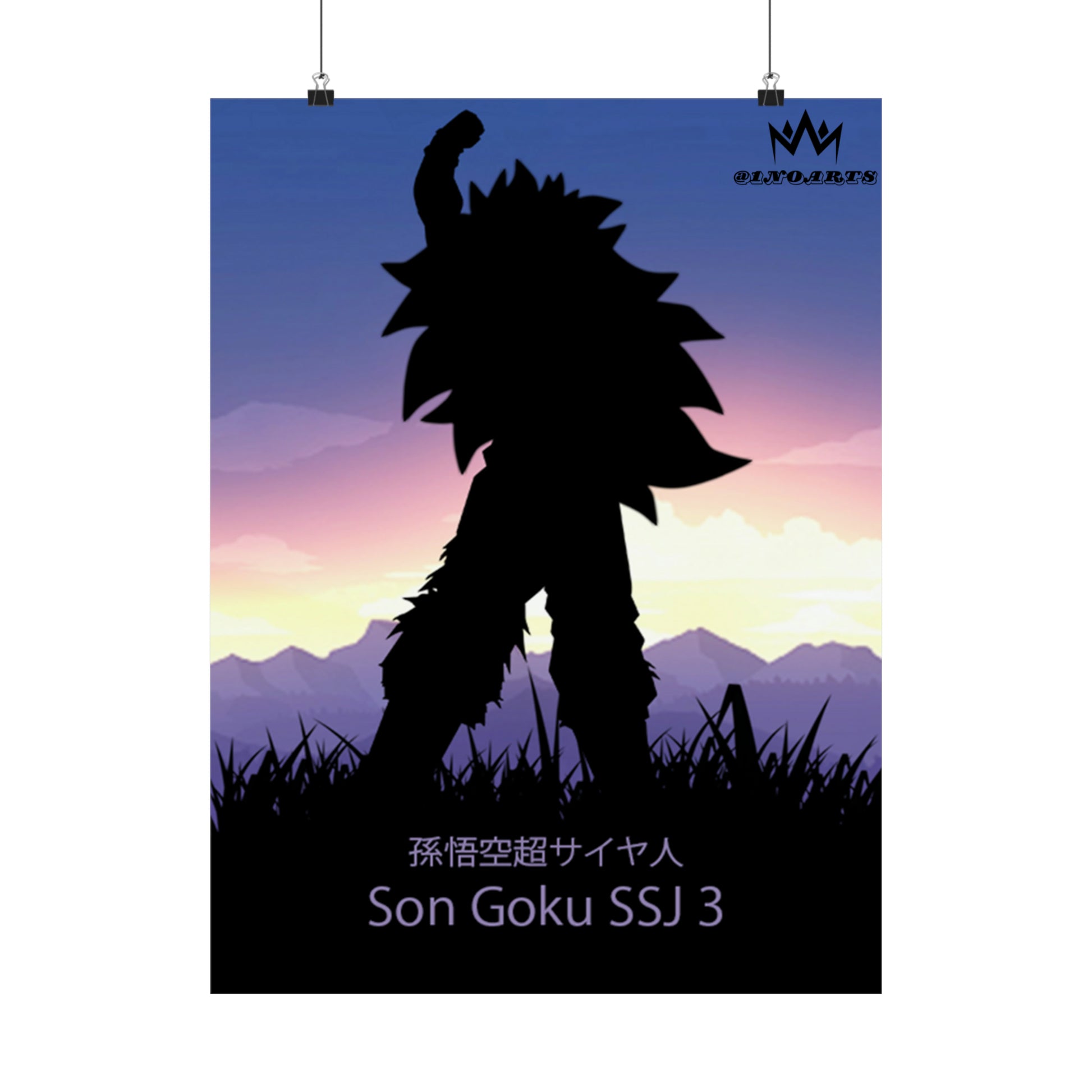 Son Goku Super Saiyan 3 Minimalist Poster #1 - Collective Prints