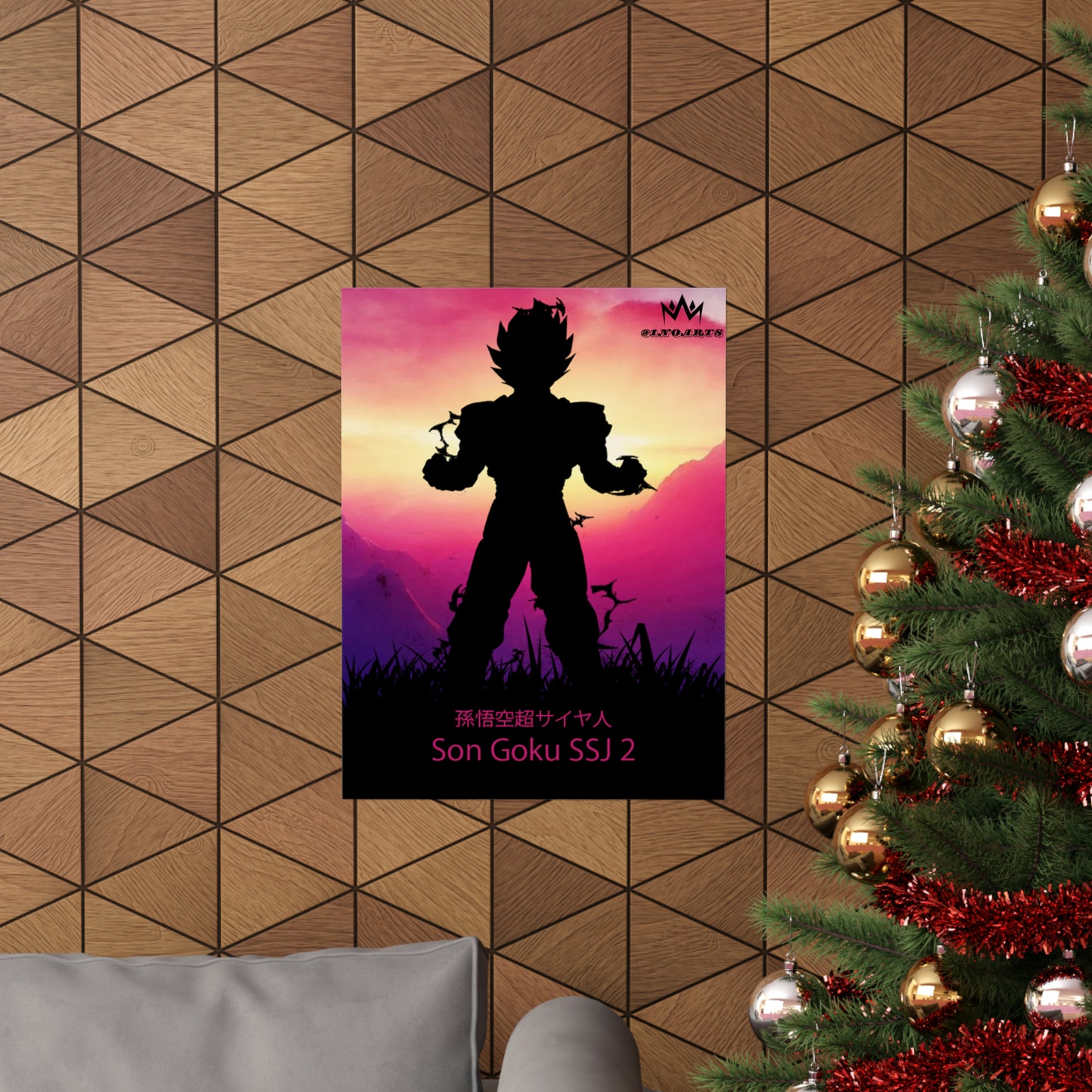 Son Goku Super Saiyan 2 Minimalist Poster #2 - Collective Prints