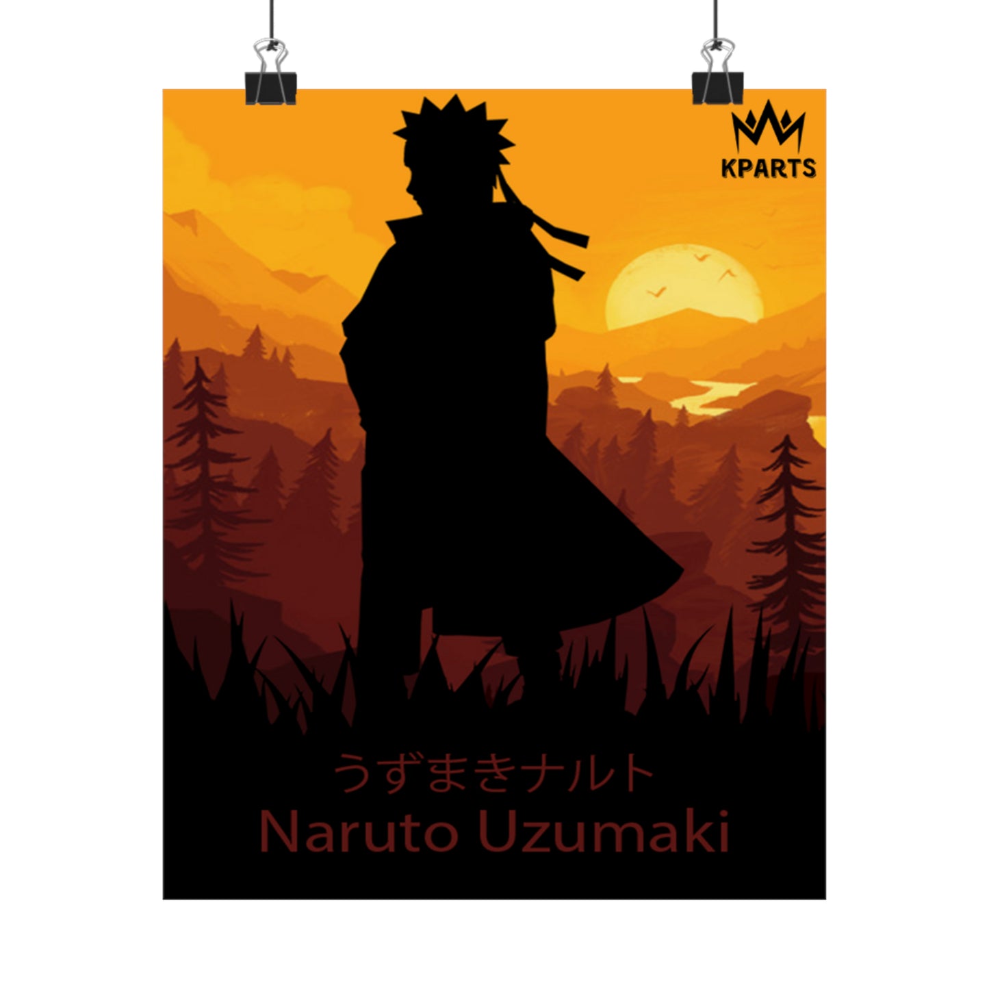 Naruto Uzumaki Minimalist Poster #2 - Collective Prints