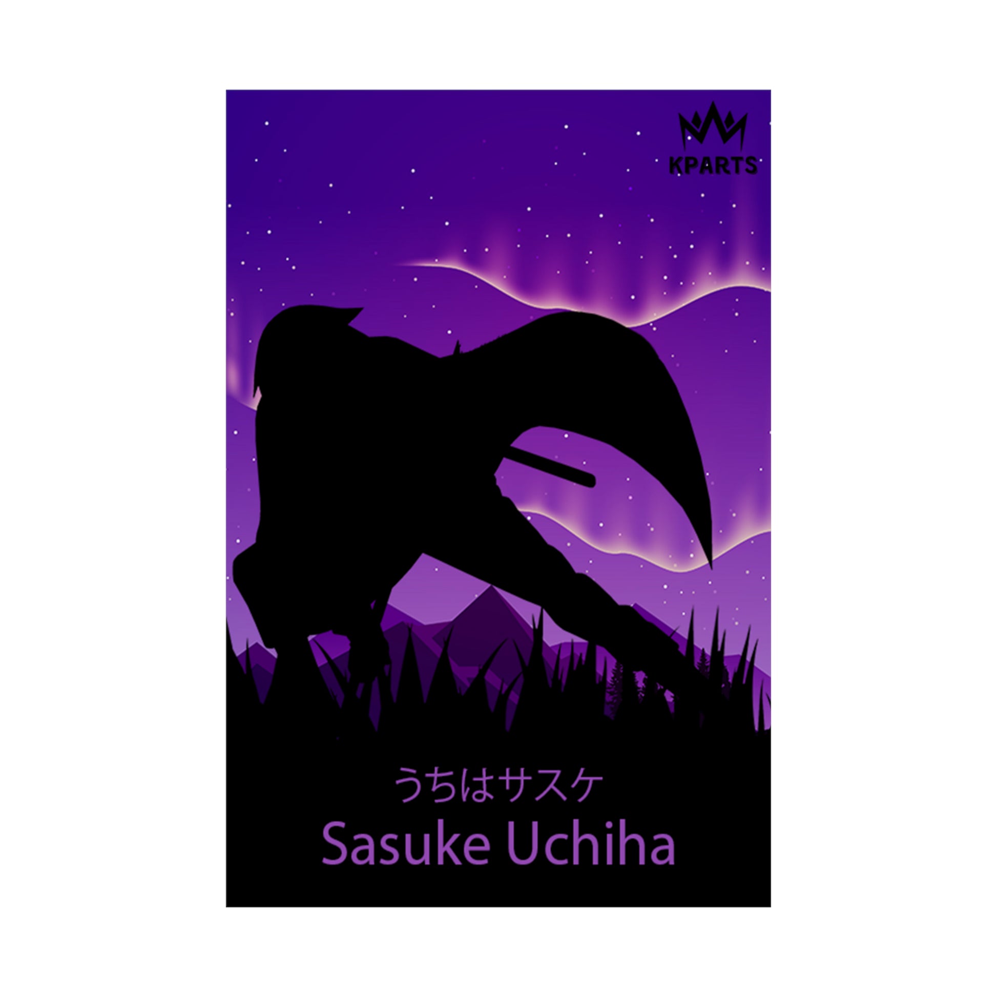 Sasuke Uchiha Minimalist Poster #2 - Collective Prints