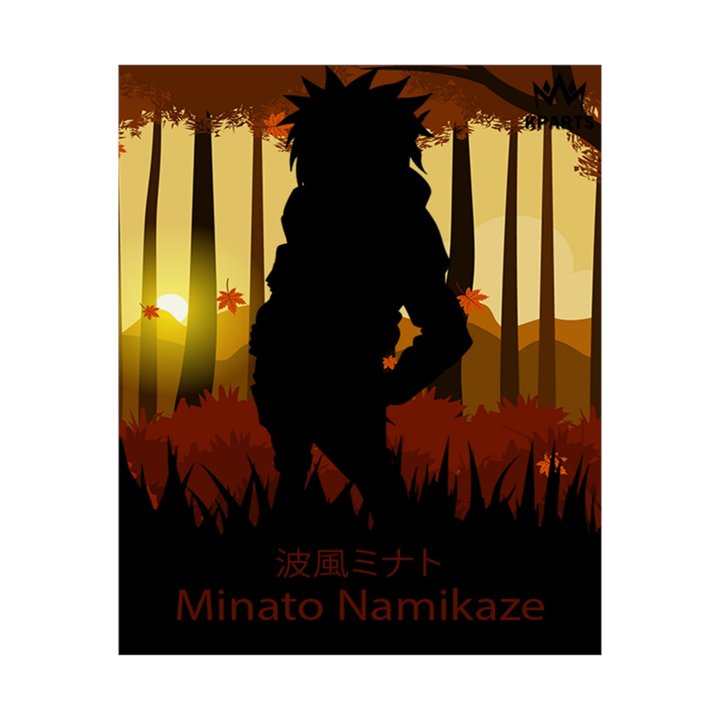 Minato Namikaze Minimalist Poster #2