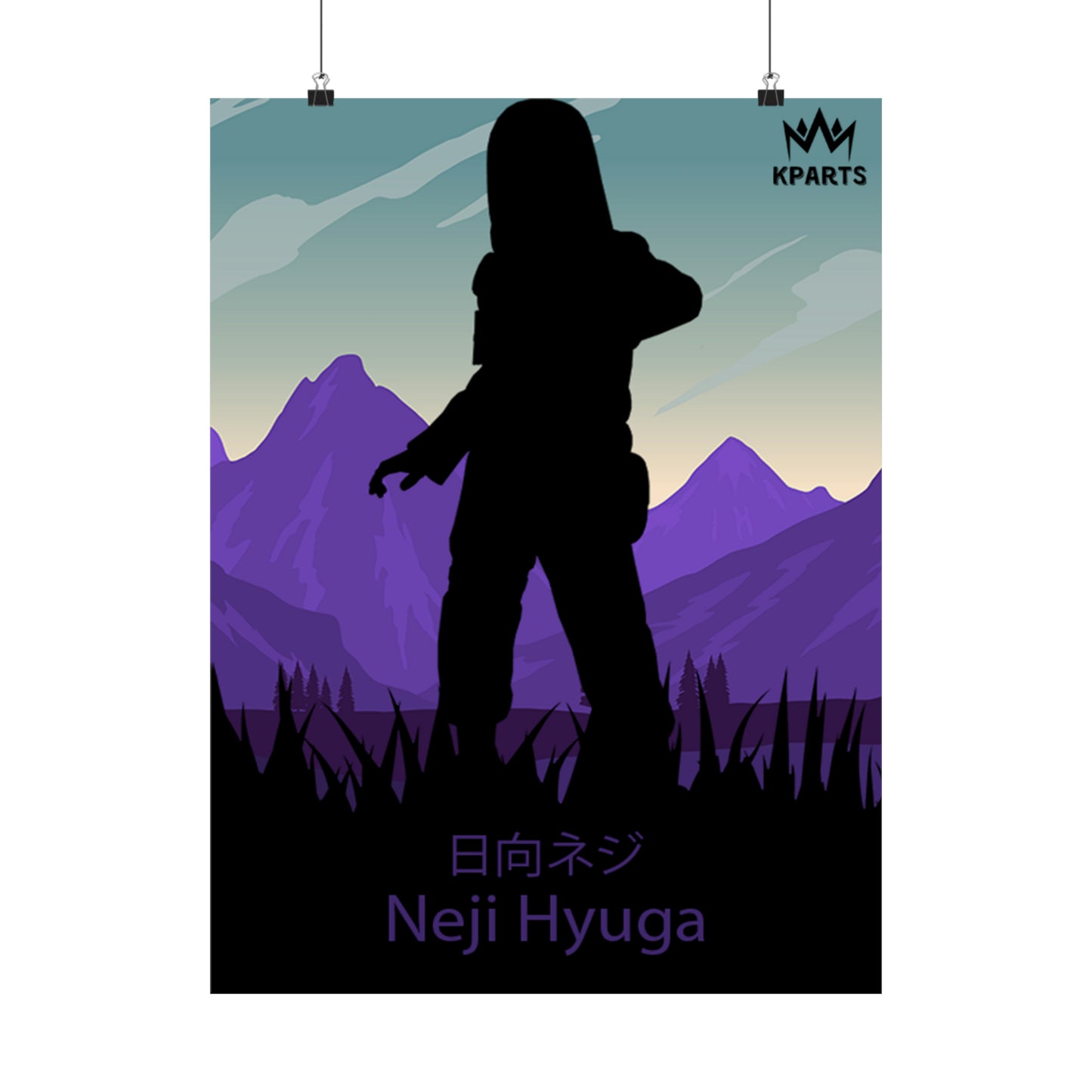 Neji Hyuga Minimalist Poster #7