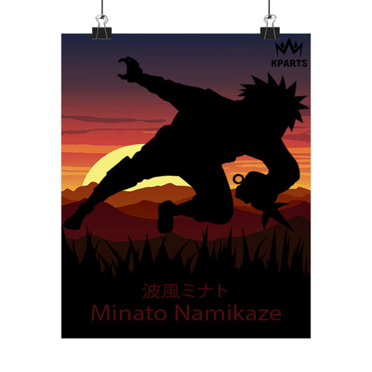 Minato Namikaze Minimalist Poster #5