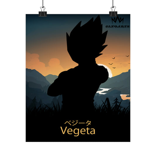 Vegeta Minimalist Poster #8 - Collective Prints