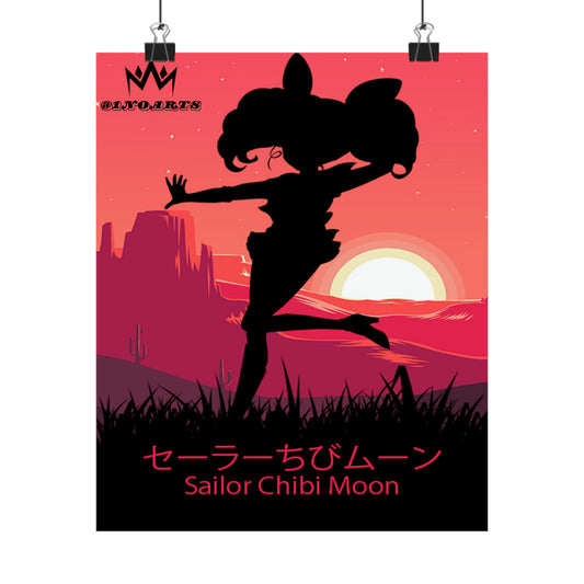 Sailor Chibi Moon Minimalist Poster #6