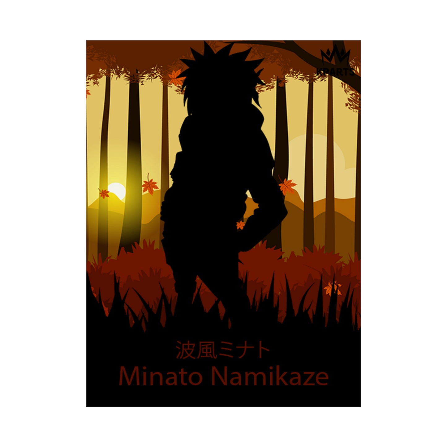 Minato Namikaze Minimalist Poster #2