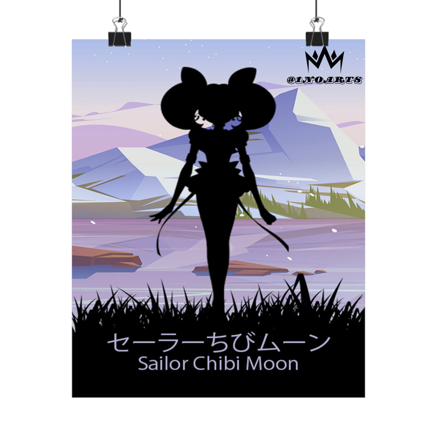 Sailor Chibi Moon Minimalist Poster #2