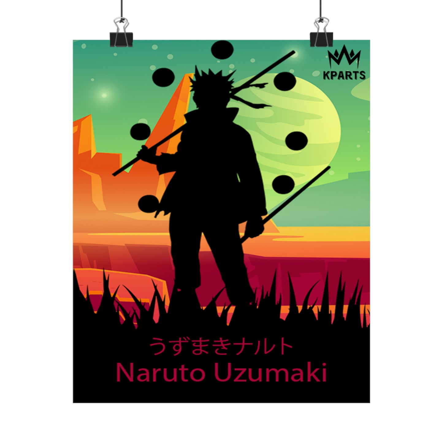 Naruto Uzumaki Minimalist Poster #4 - Collective Prints