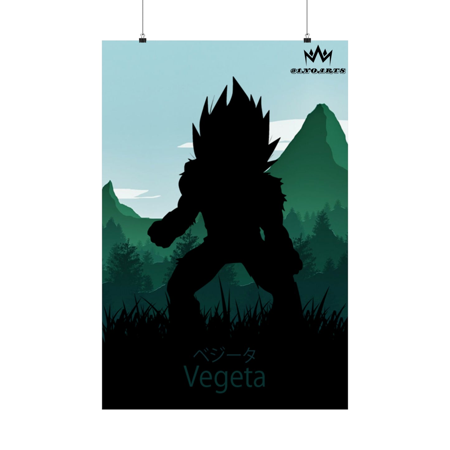 Vegeta Minimalist Poster #5 - Collective Prints