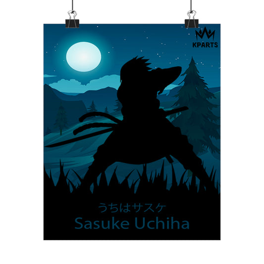 Sasuke Uchiha Minimalist Poster #5 - Collective Prints