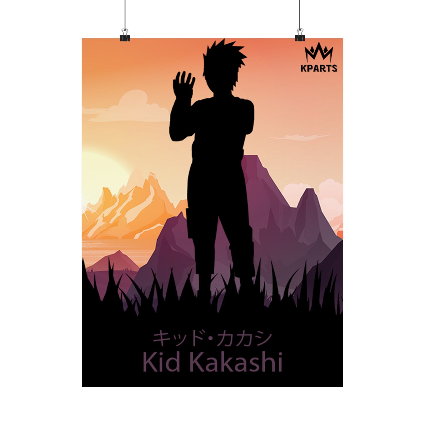 Kakashi Hatake (Kid) Minimalist Poster #11