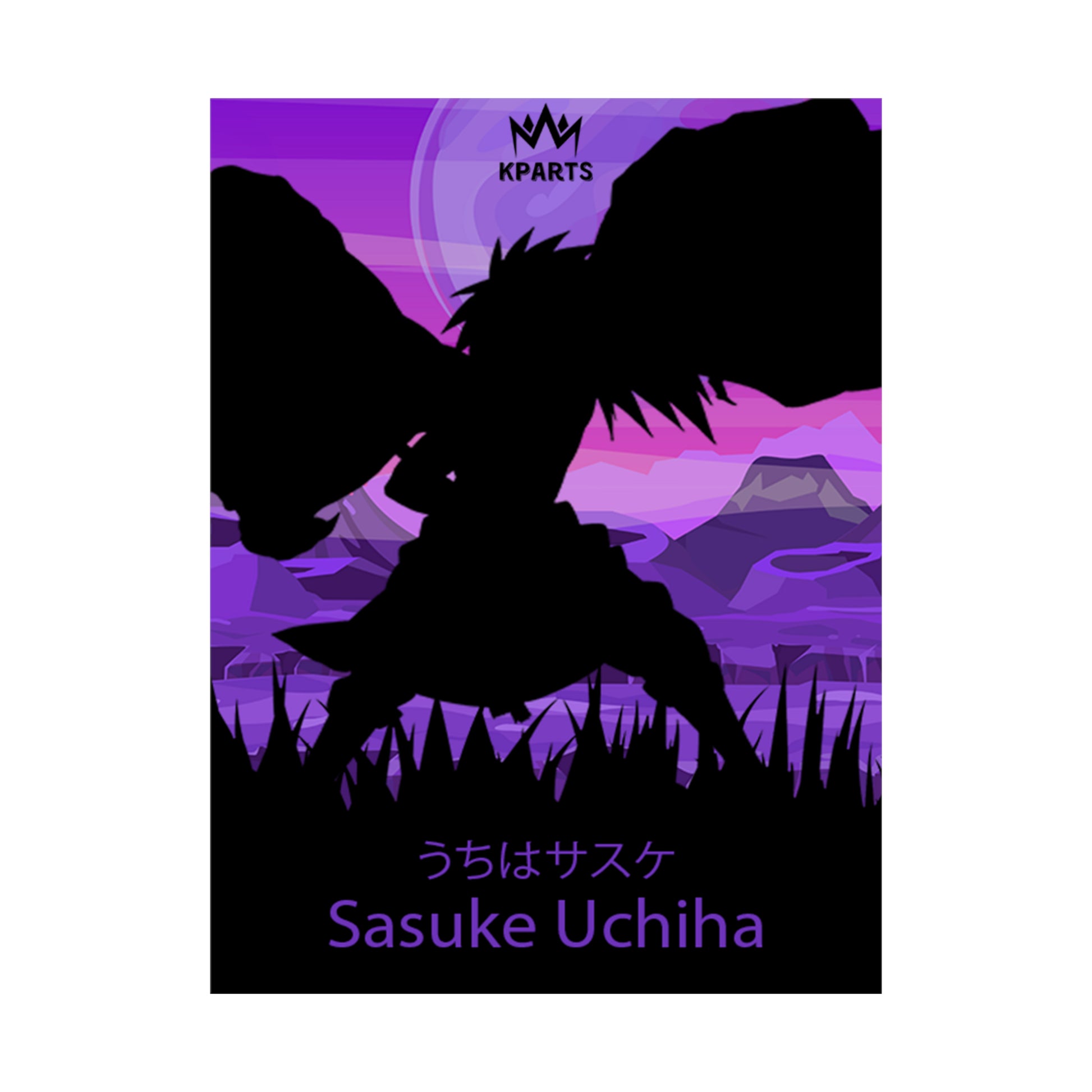 Sasuke Uchiha Minimalist Poster #8 - Collective Prints