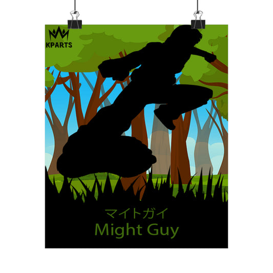 Might Guy Minimalist Poster #5